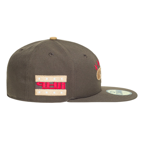 PHLI X NEW ERA “CHICAGO P” BROWN