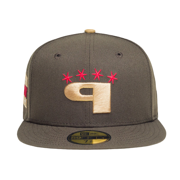 PHLI X NEW ERA “CHICAGO P” BROWN